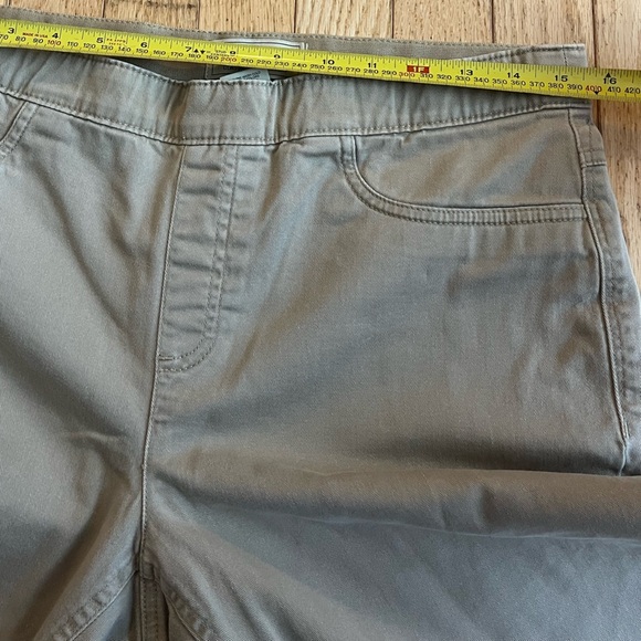 l.l.bean Lined pull on outdoor hiking khaki  pants winter casual warm size 6 - Picture 10 of 10